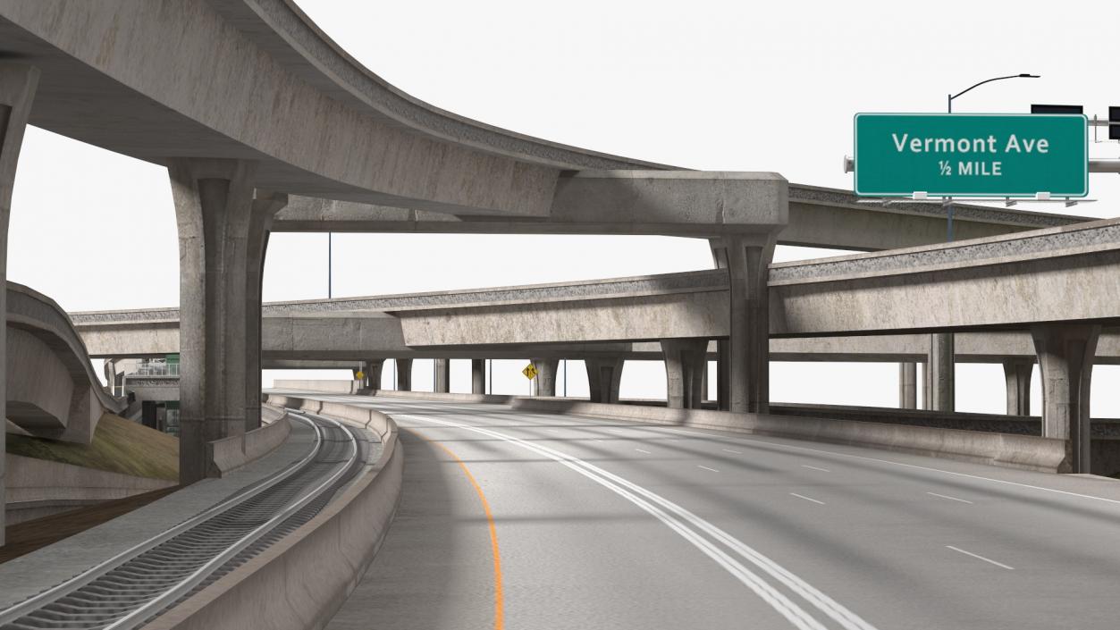 Los Angeles Freeway 3D model