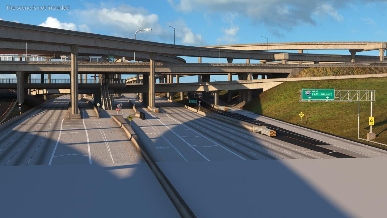 Los Angeles Freeway 3D model