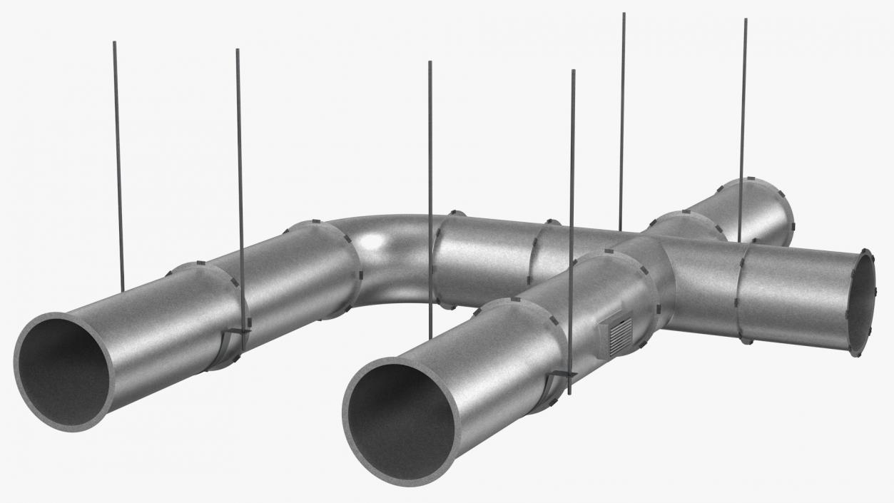 3D Aluminium Air Conditioning Duct