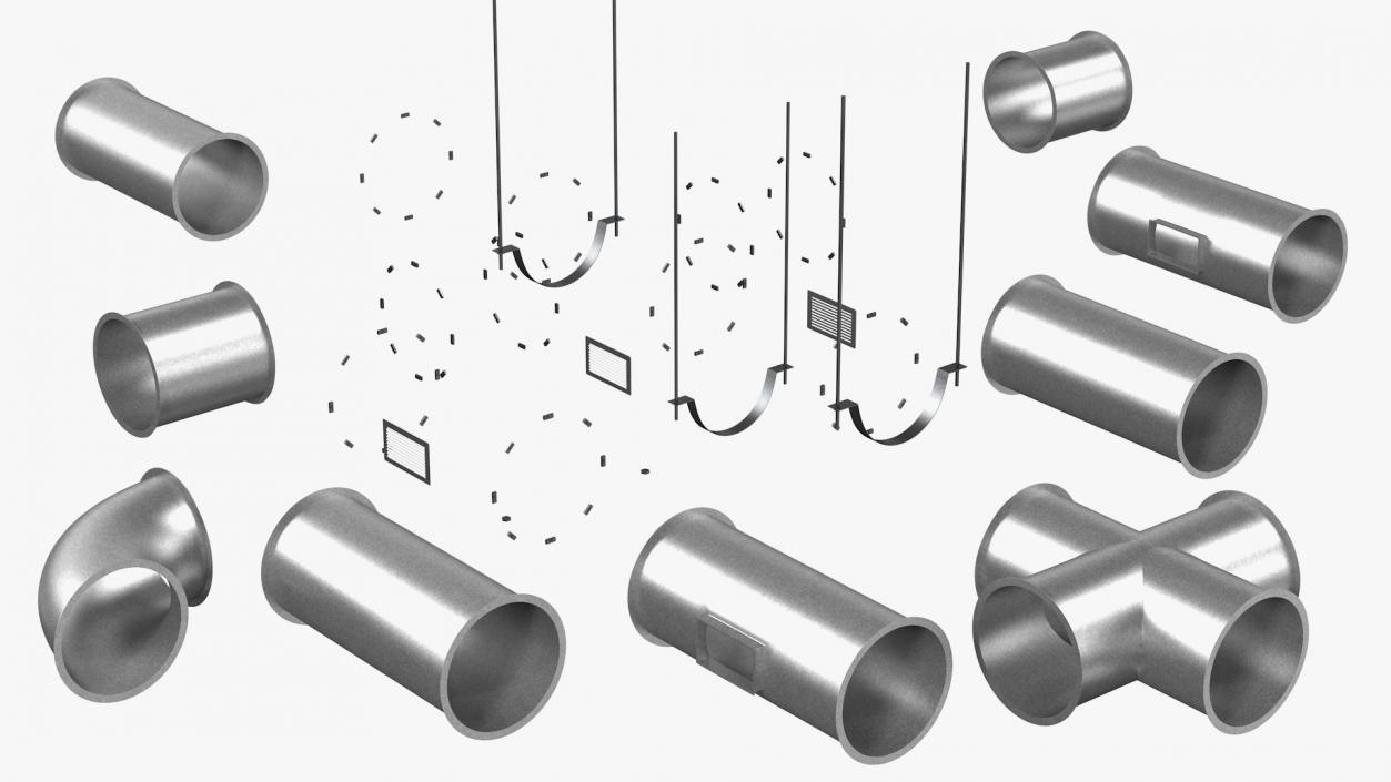 3D Aluminium Air Conditioning Duct