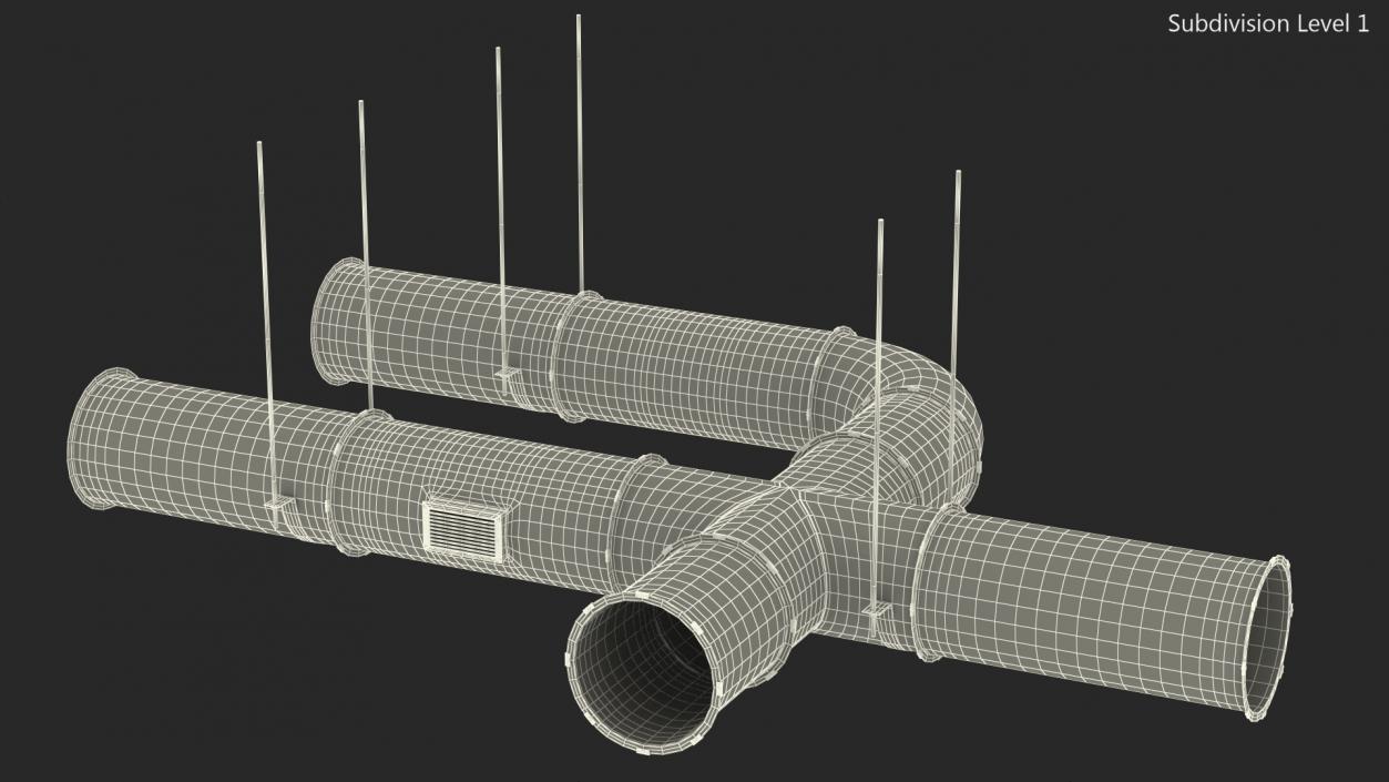 3D Aluminium Air Conditioning Duct