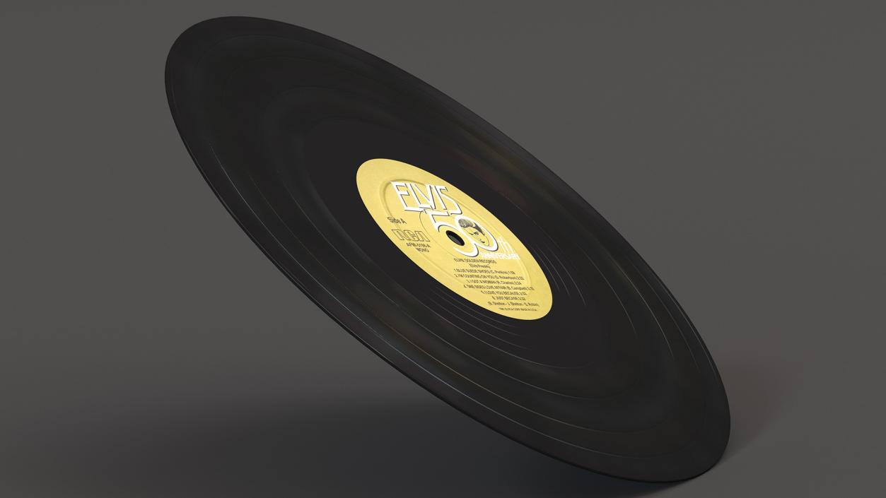 Vinyl Elvis Presley 3D model