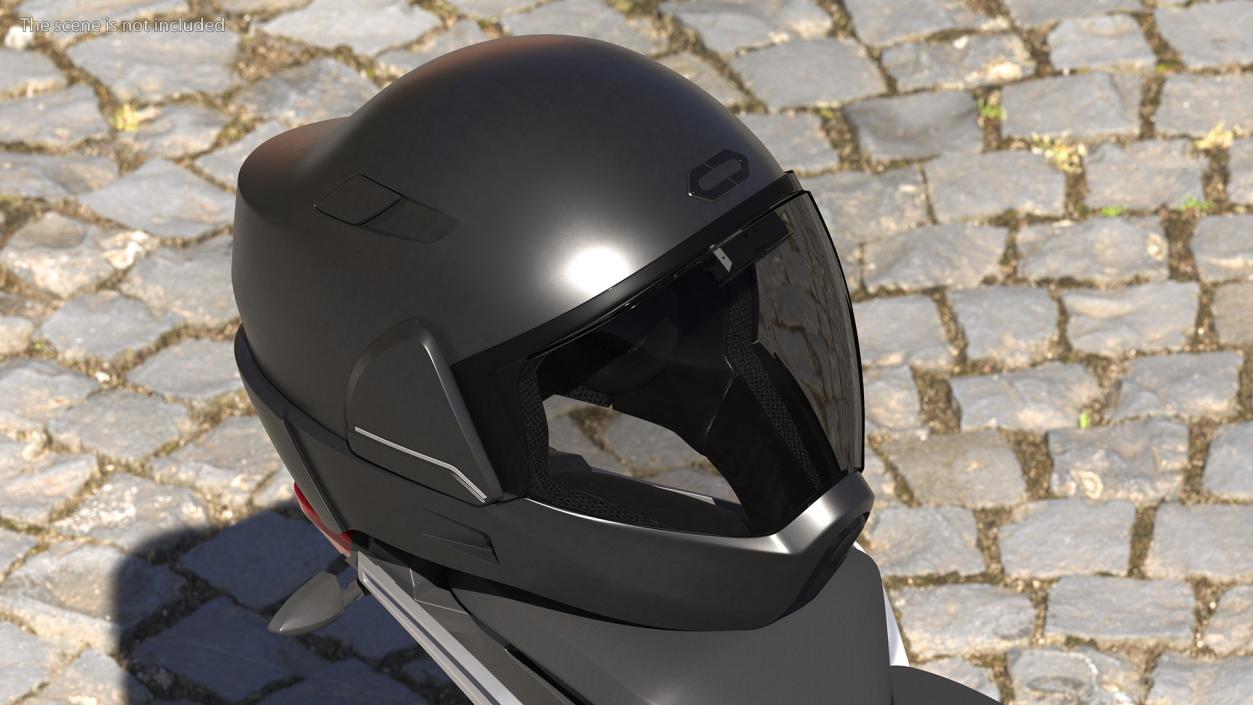 CrossHelmet X1 Smart Motorcycle Helmet Black 3D model