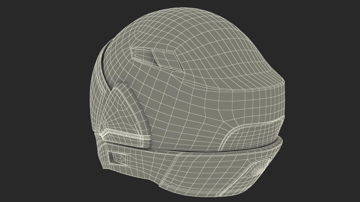 CrossHelmet X1 Smart Motorcycle Helmet Black 3D model