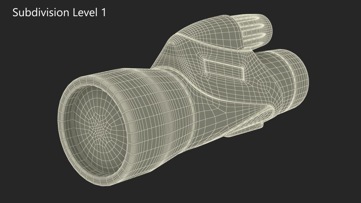 3D model Piper Monocular Telescope