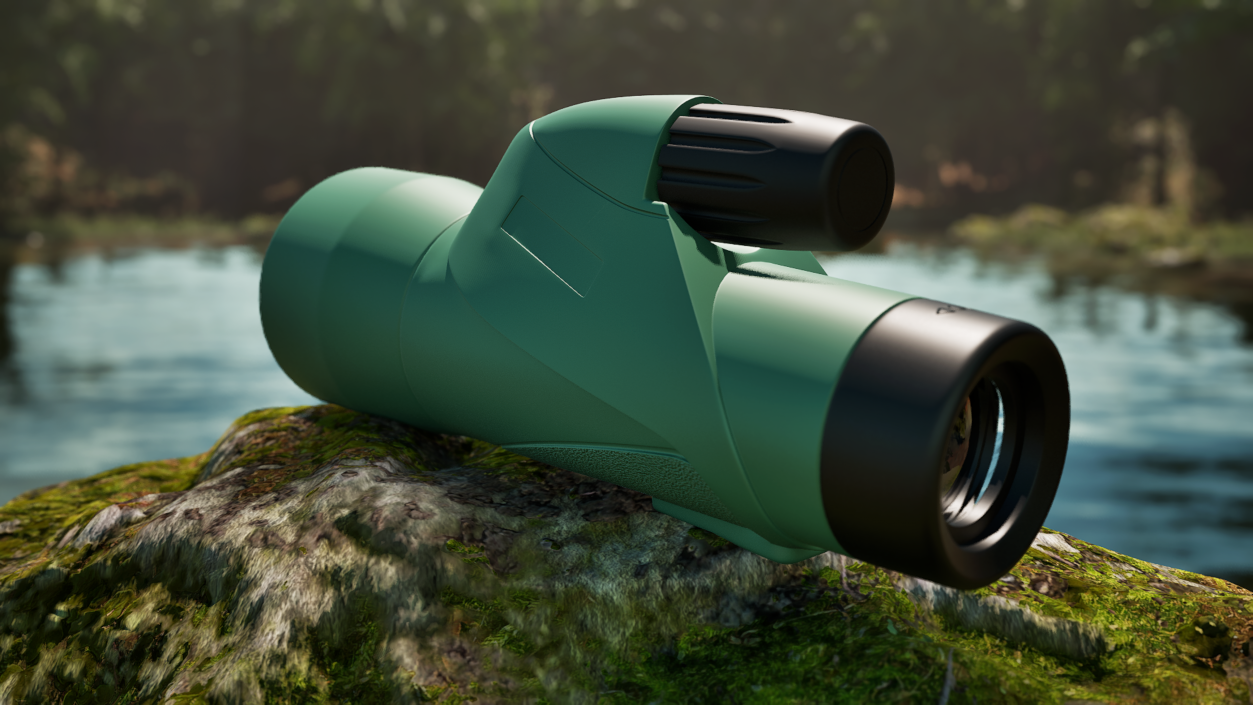 3D model Piper Monocular Telescope