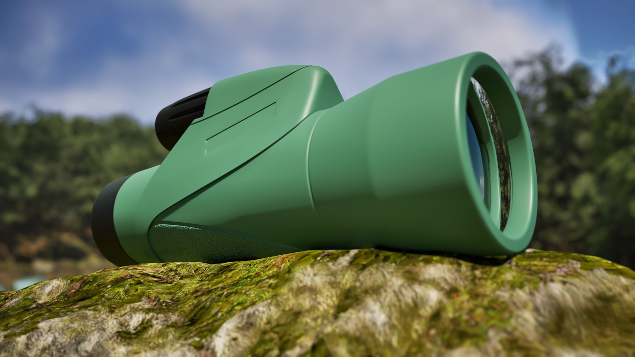 3D model Piper Monocular Telescope