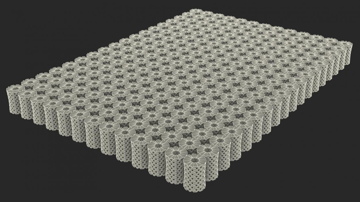 Sleeping Mattress Structure 3D