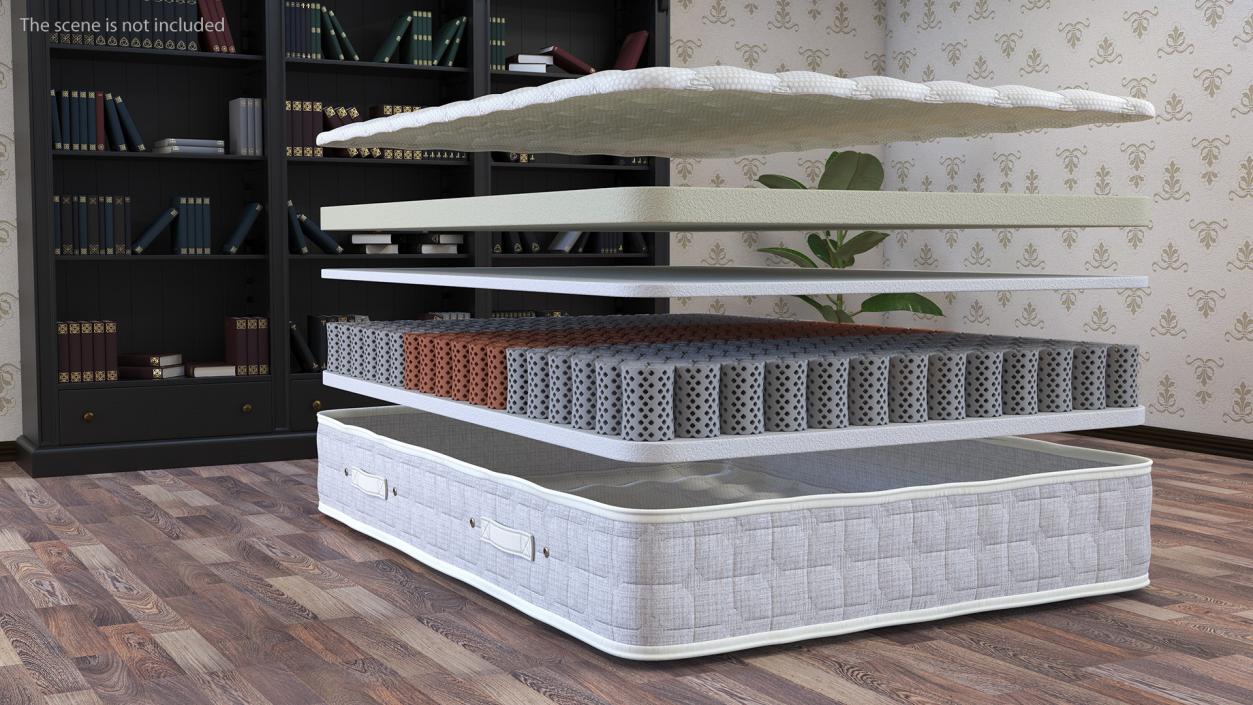 Sleeping Mattress Structure 3D