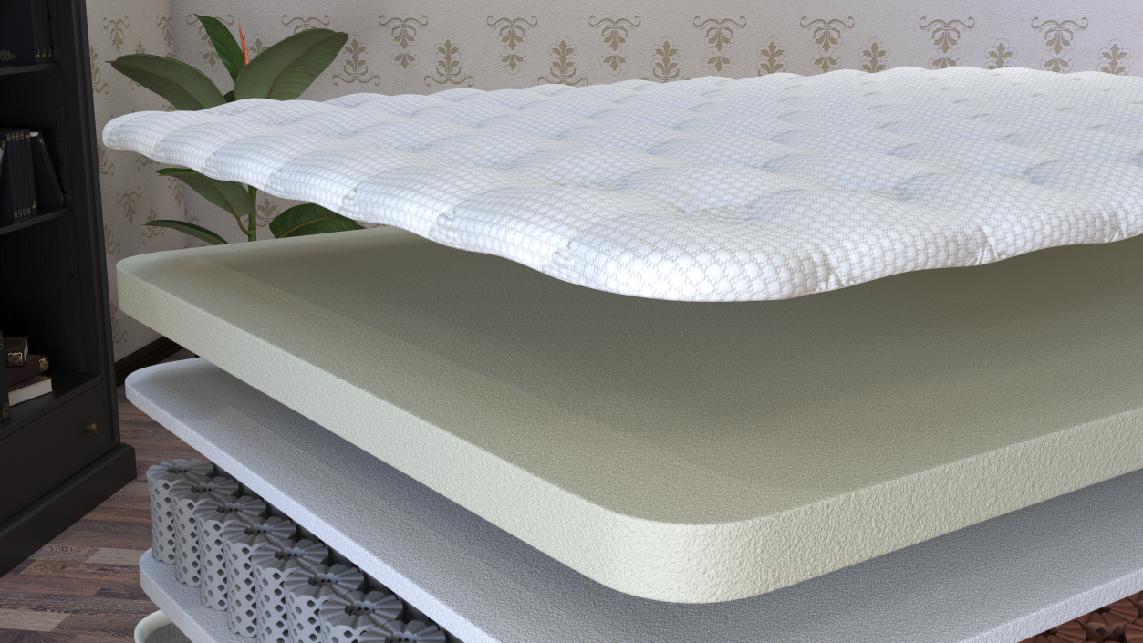 Sleeping Mattress Structure 3D