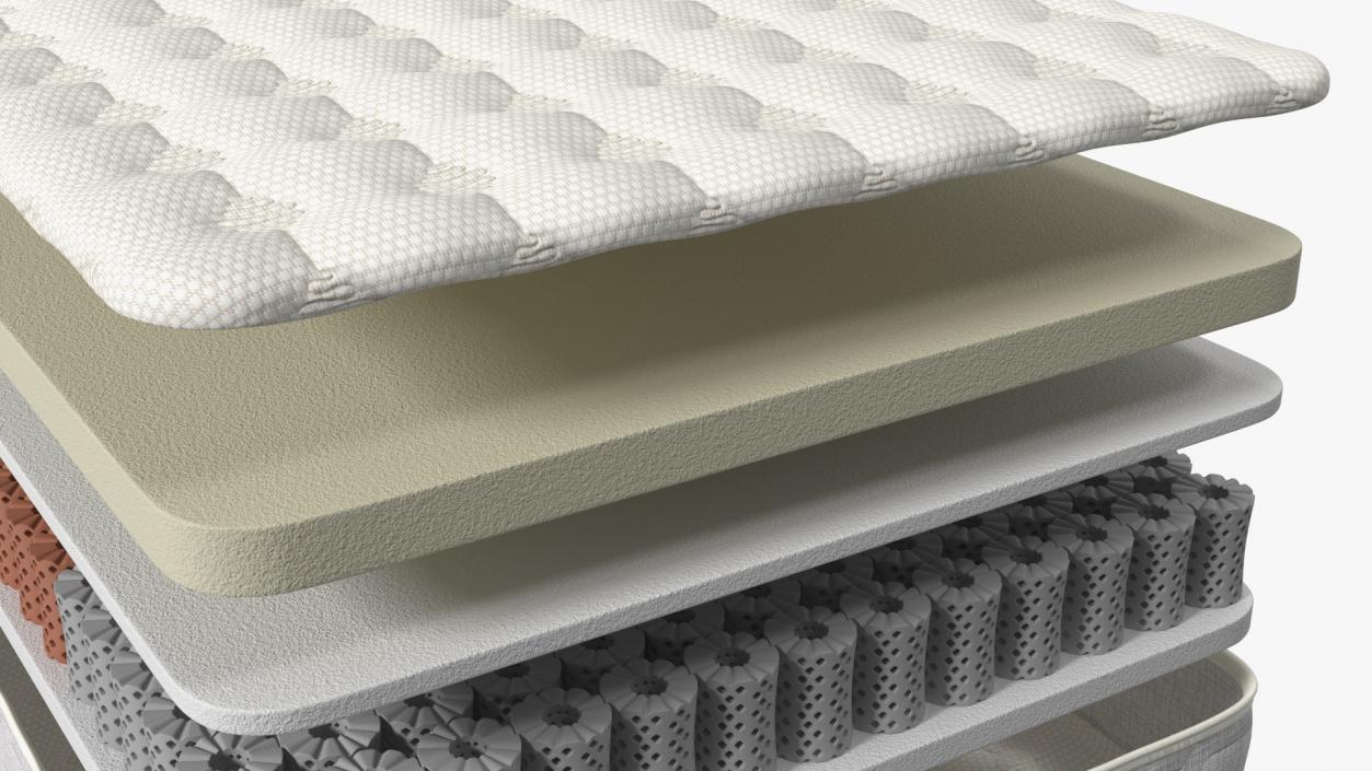 Sleeping Mattress Structure 3D