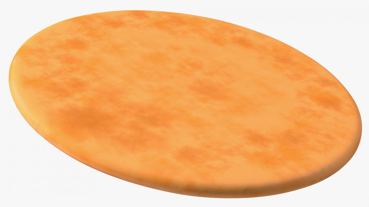 Cartoon Pepperoni Pizza Whole 3D model