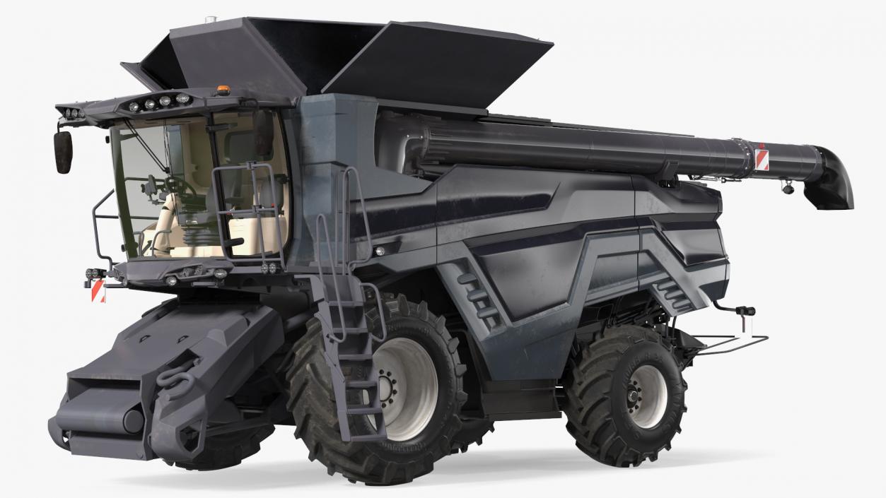 3D Harvester MF Ideal without Header model