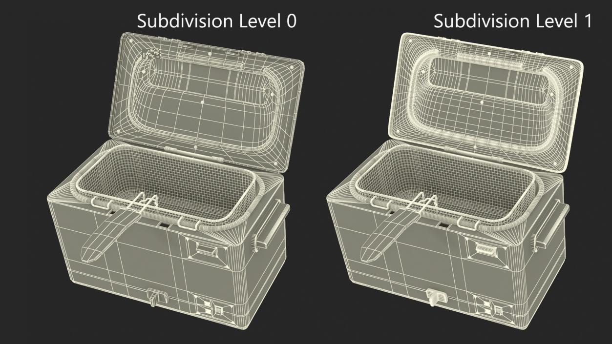 3D Single Tank Electric Fryer