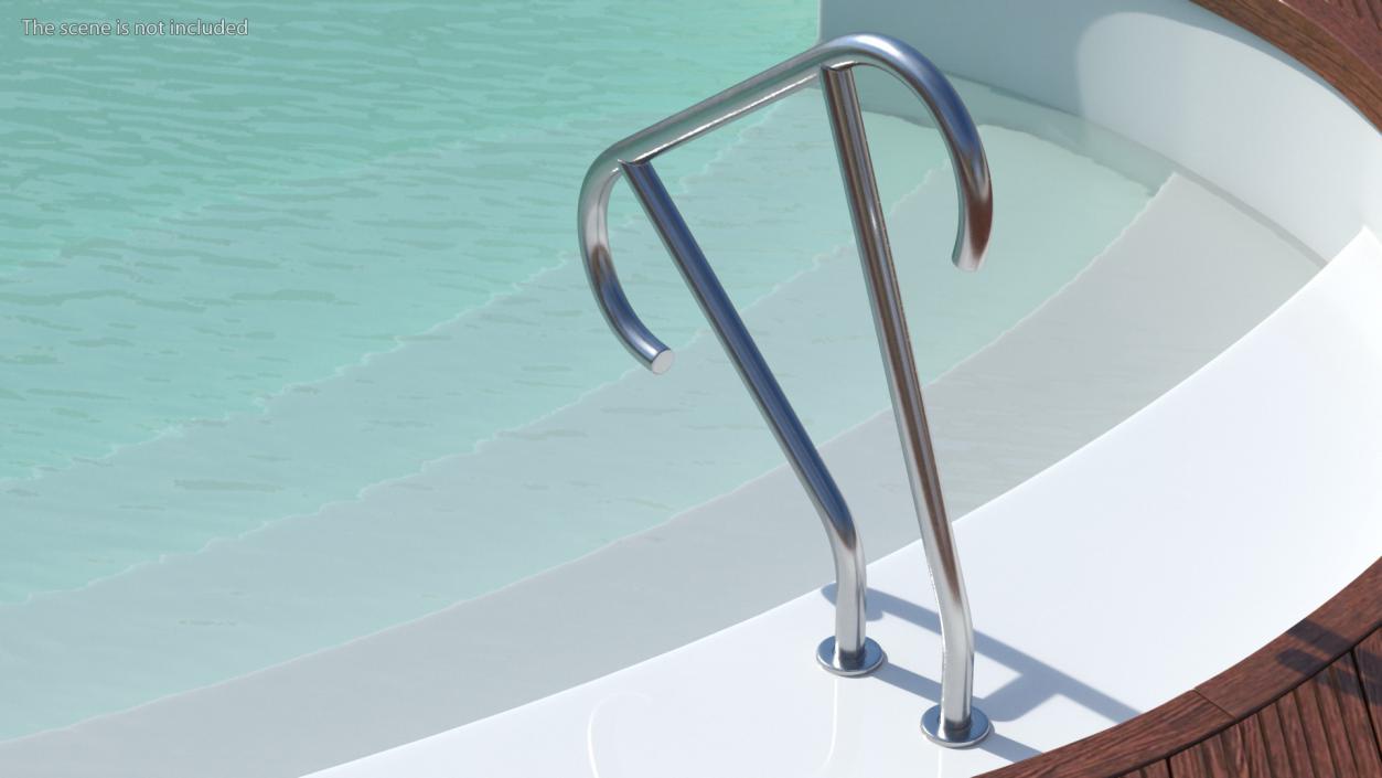 3D Designer Pool Hand Rail model