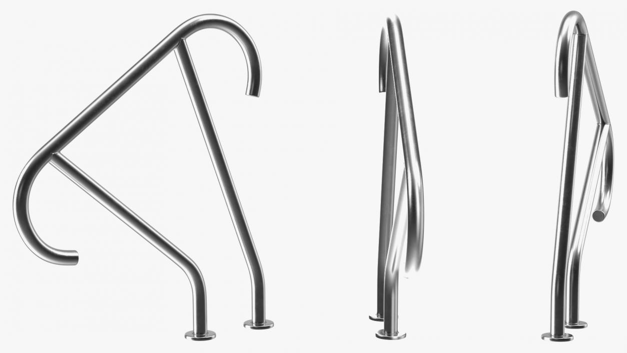 3D Designer Pool Hand Rail model