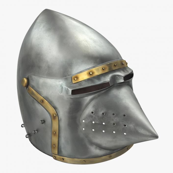 3D Houndskull Bascinet Helmet