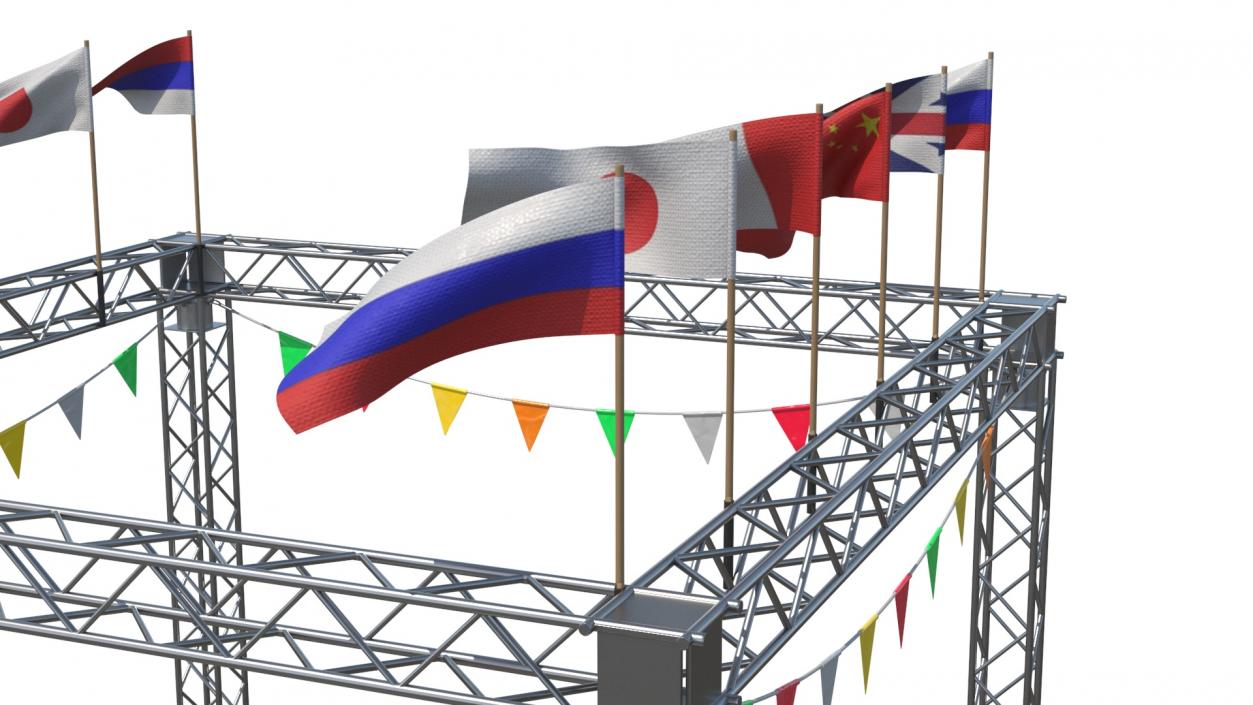 3D Circus Tent of Entertainment model