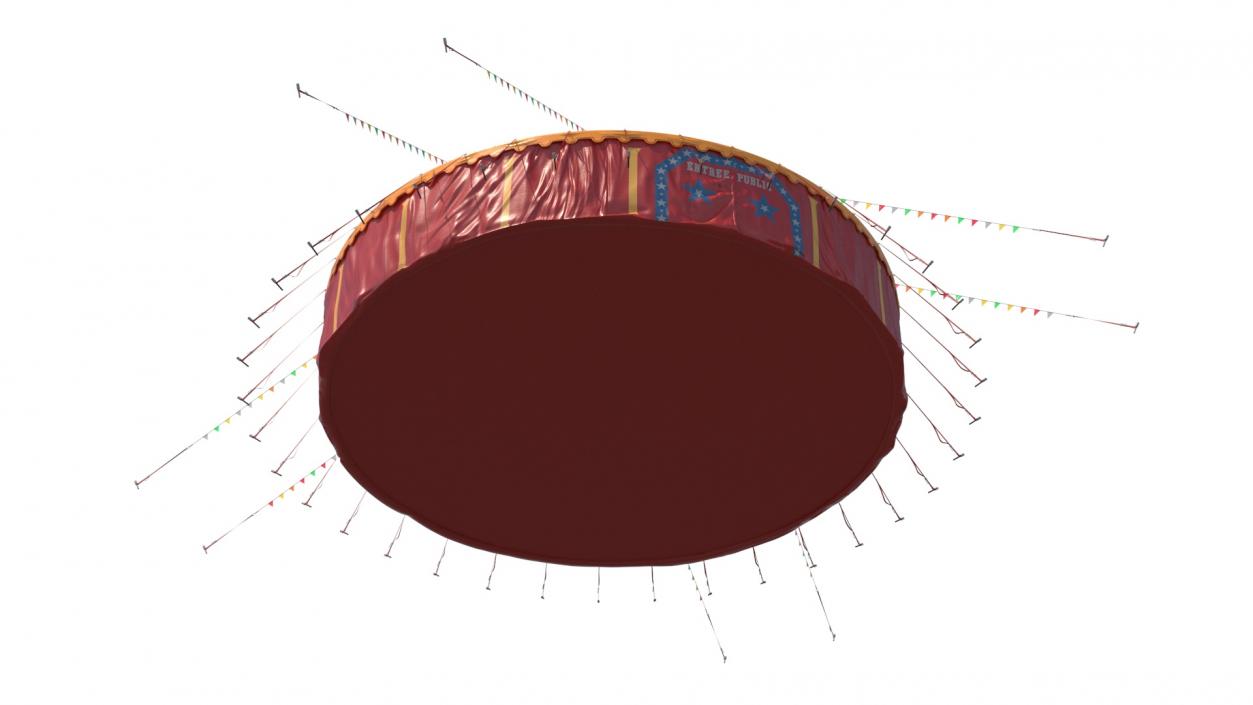 3D Circus Tent of Entertainment model