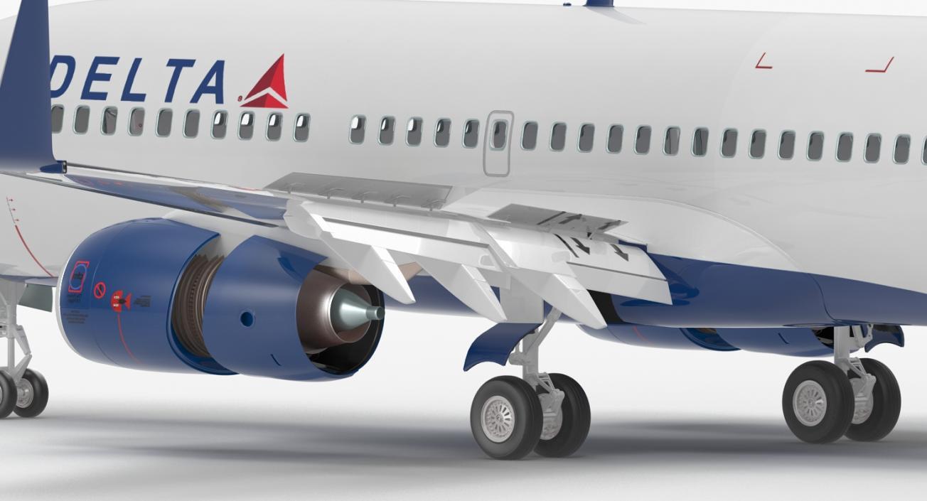 3D model Boeing 737-700 Delta Air Lines