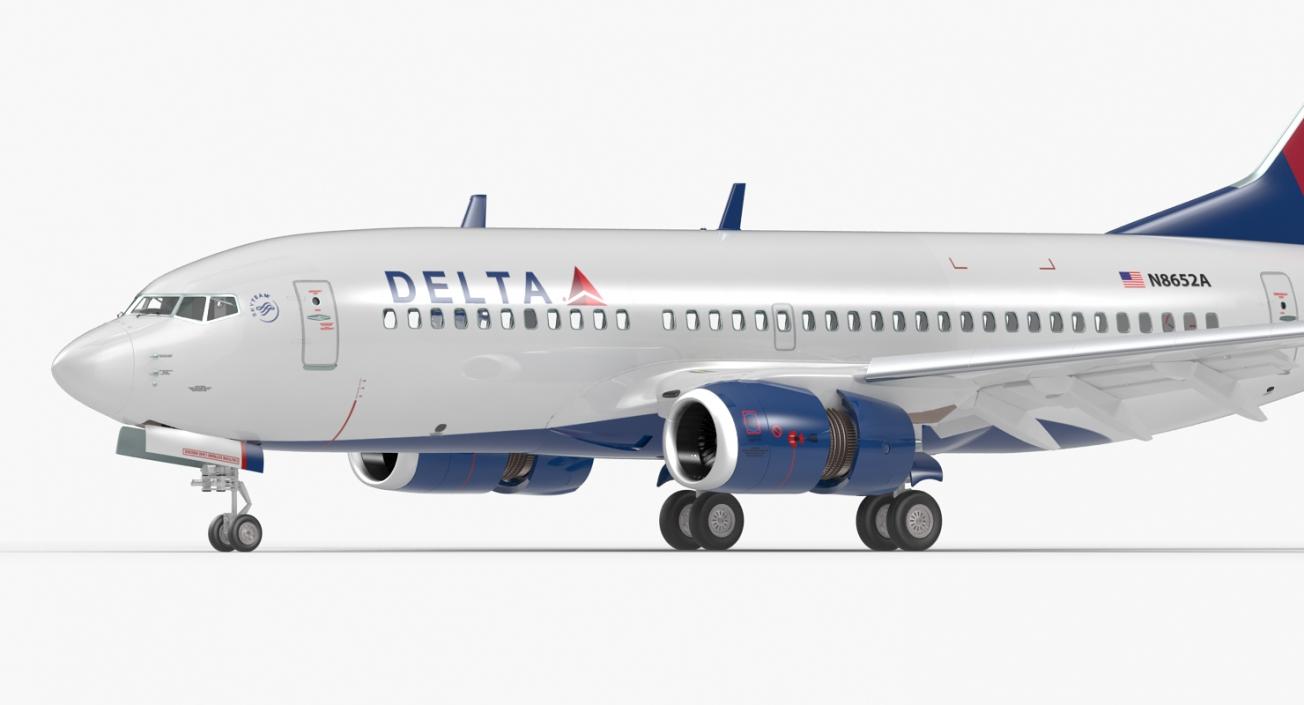 3D model Boeing 737-700 Delta Air Lines