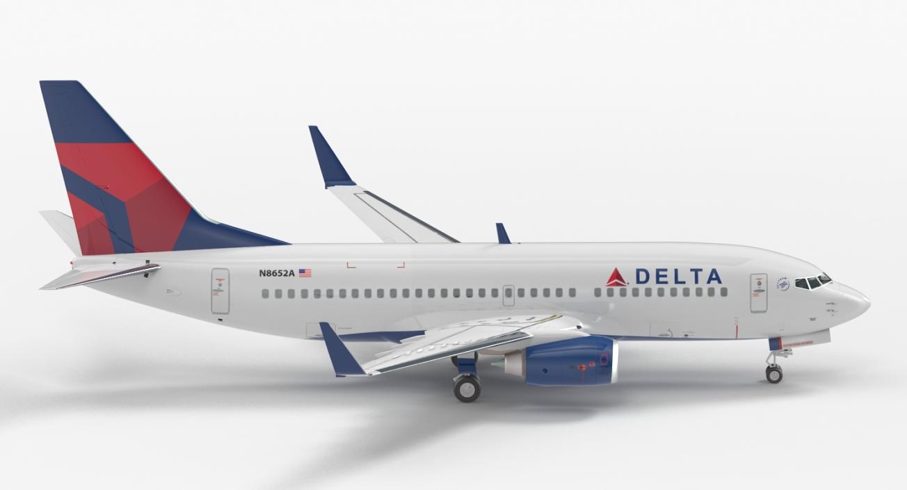 3D model Boeing 737-700 Delta Air Lines