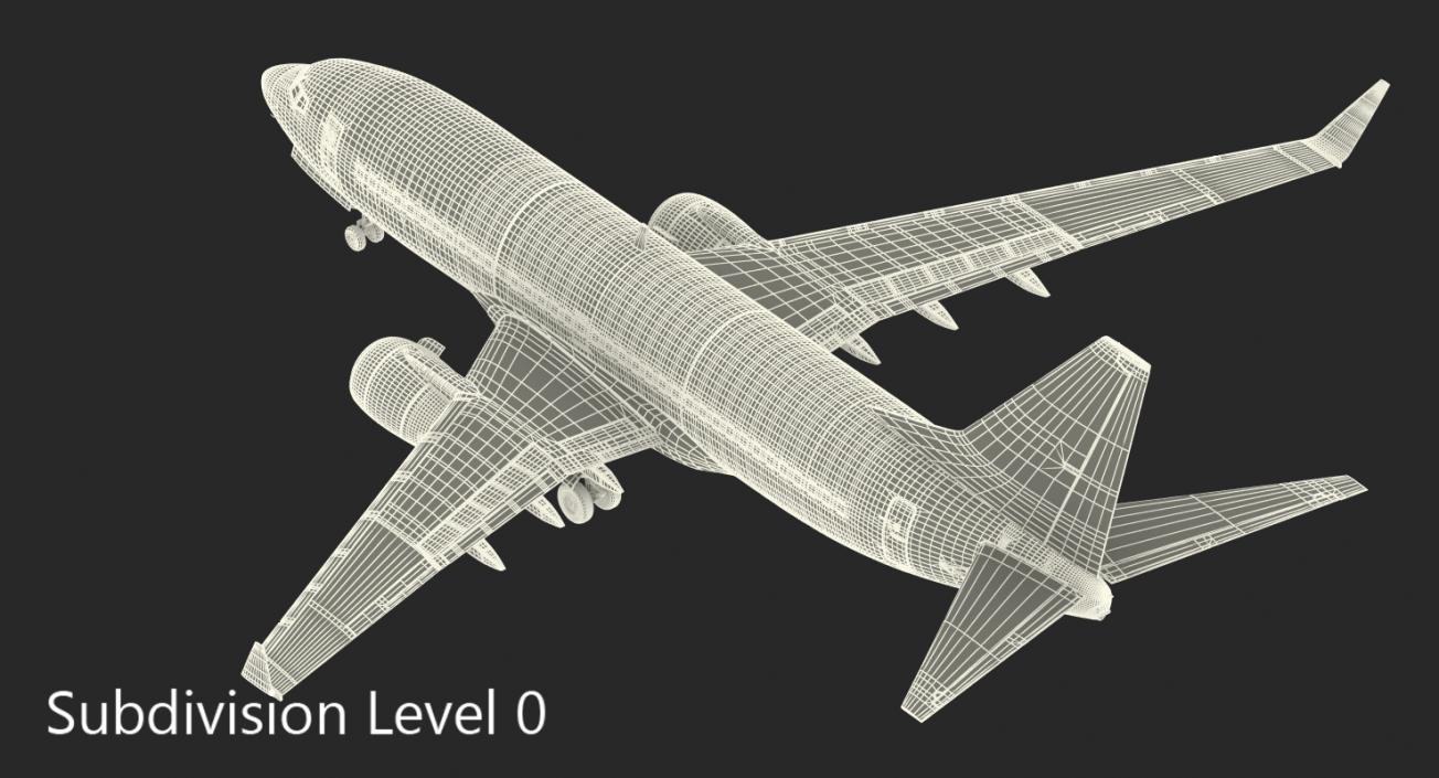 3D model Boeing 737-700 Delta Air Lines