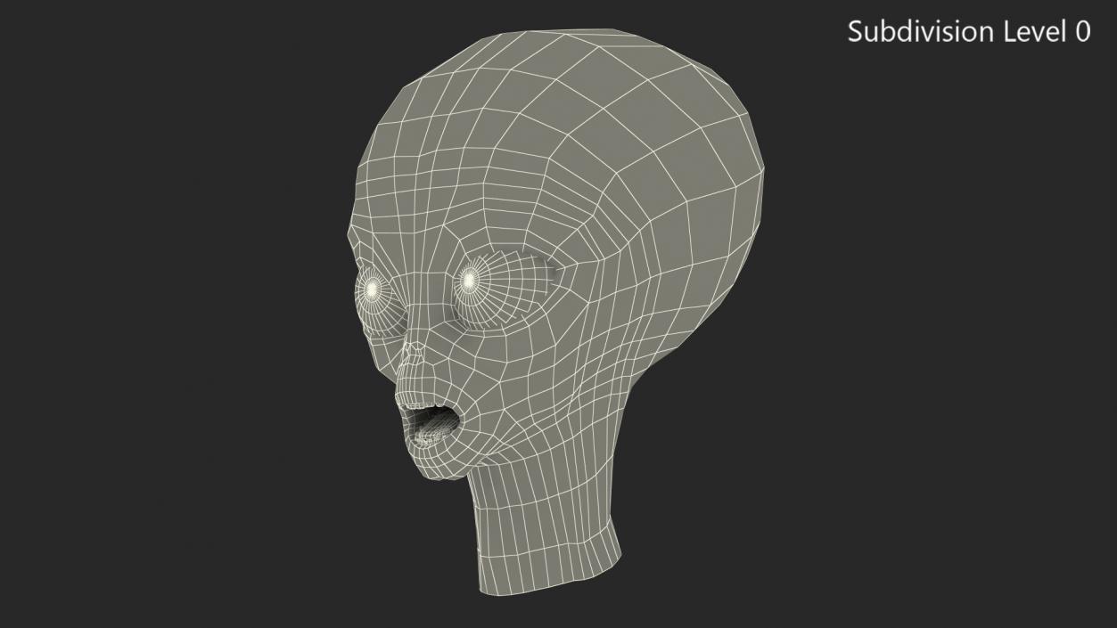 3D model Alien Head