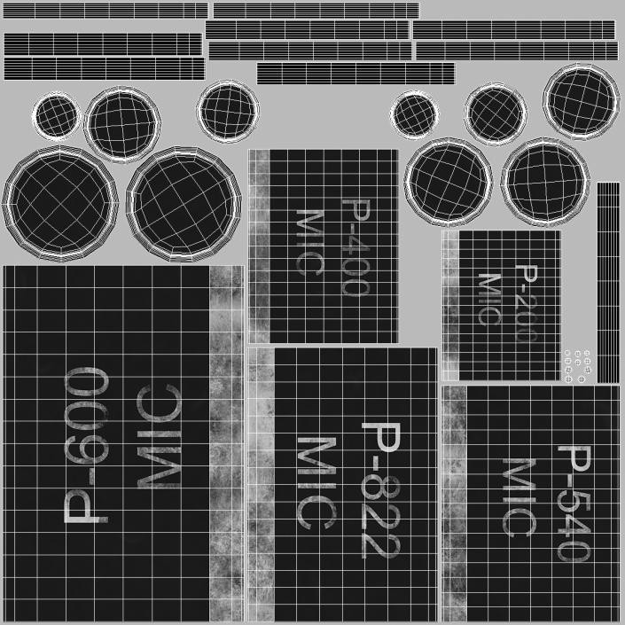 3D Axial Rectifier Diodes Set