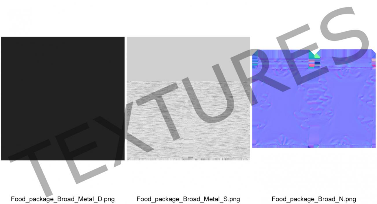 Foil Food Package 3D