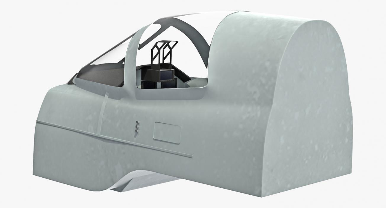 3D model Attack Plane Cockpit