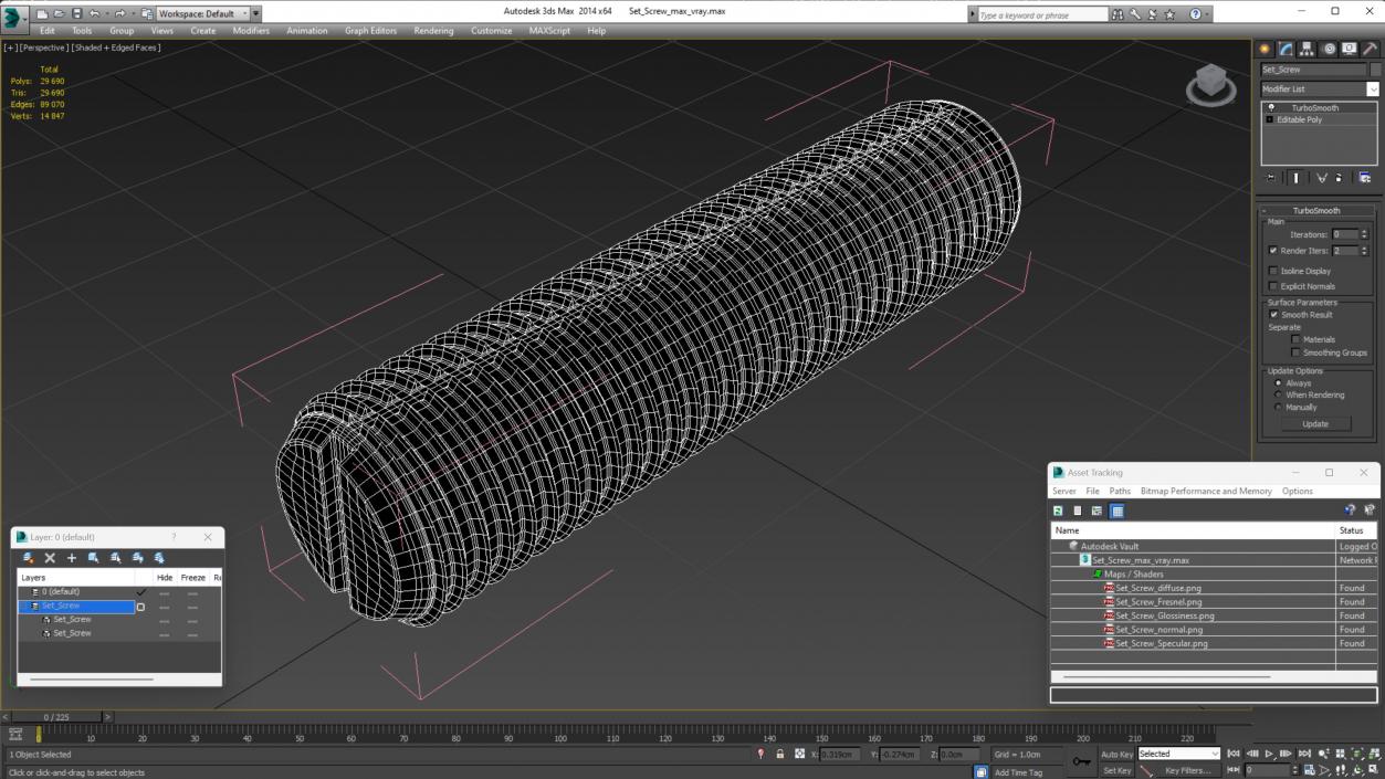 Set Screw 3D model