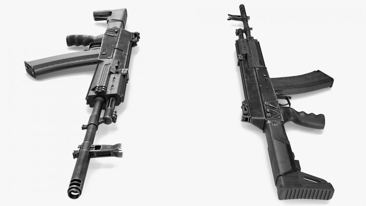 3D Kalashnikov AK-12 2011 Old