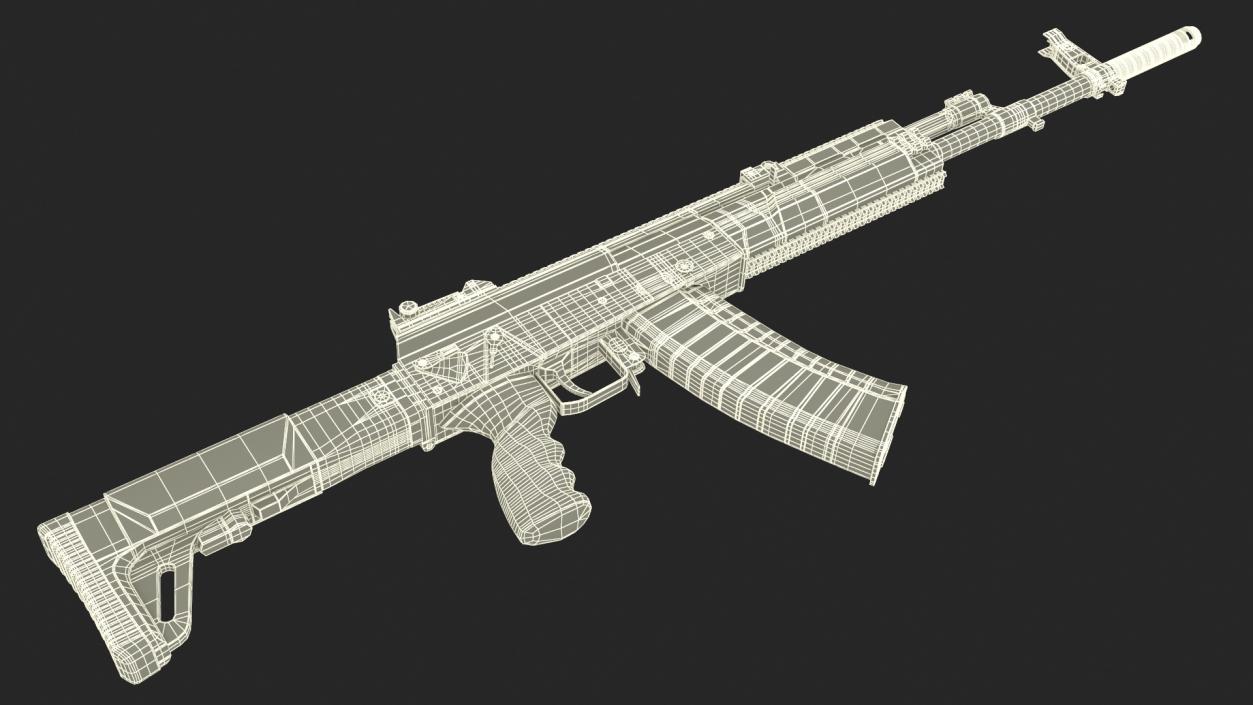 3D Kalashnikov AK-12 2011 Old