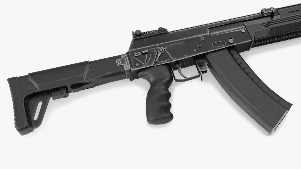 3D Kalashnikov AK-12 2011 Old