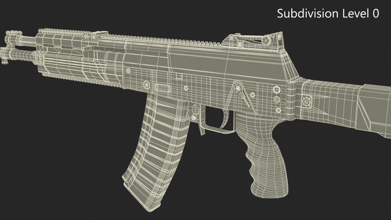 3D Kalashnikov AK-12 2011 Old