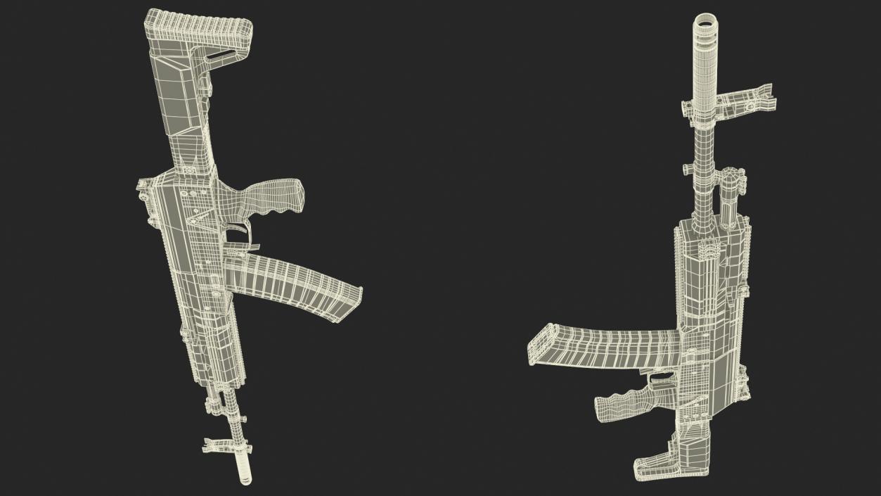 3D Kalashnikov AK-12 2011 Old