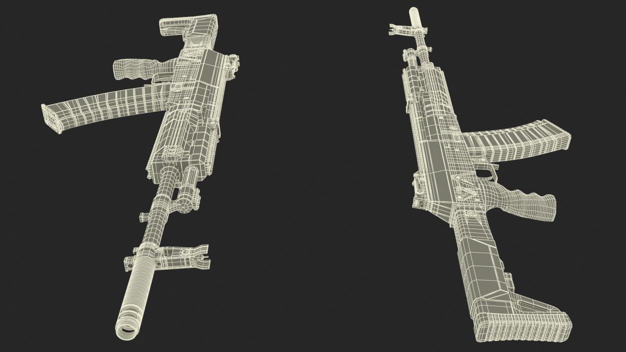 3D Kalashnikov AK-12 2011 Old