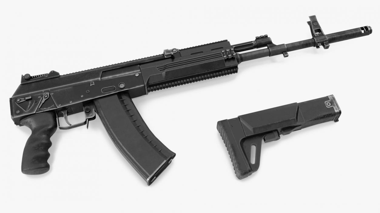 3D Kalashnikov AK-12 2011 Old