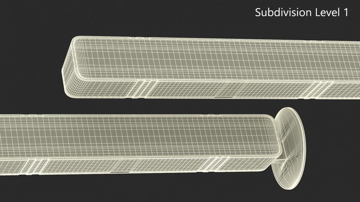 3D model Vertical LED Light Bar Switched Off