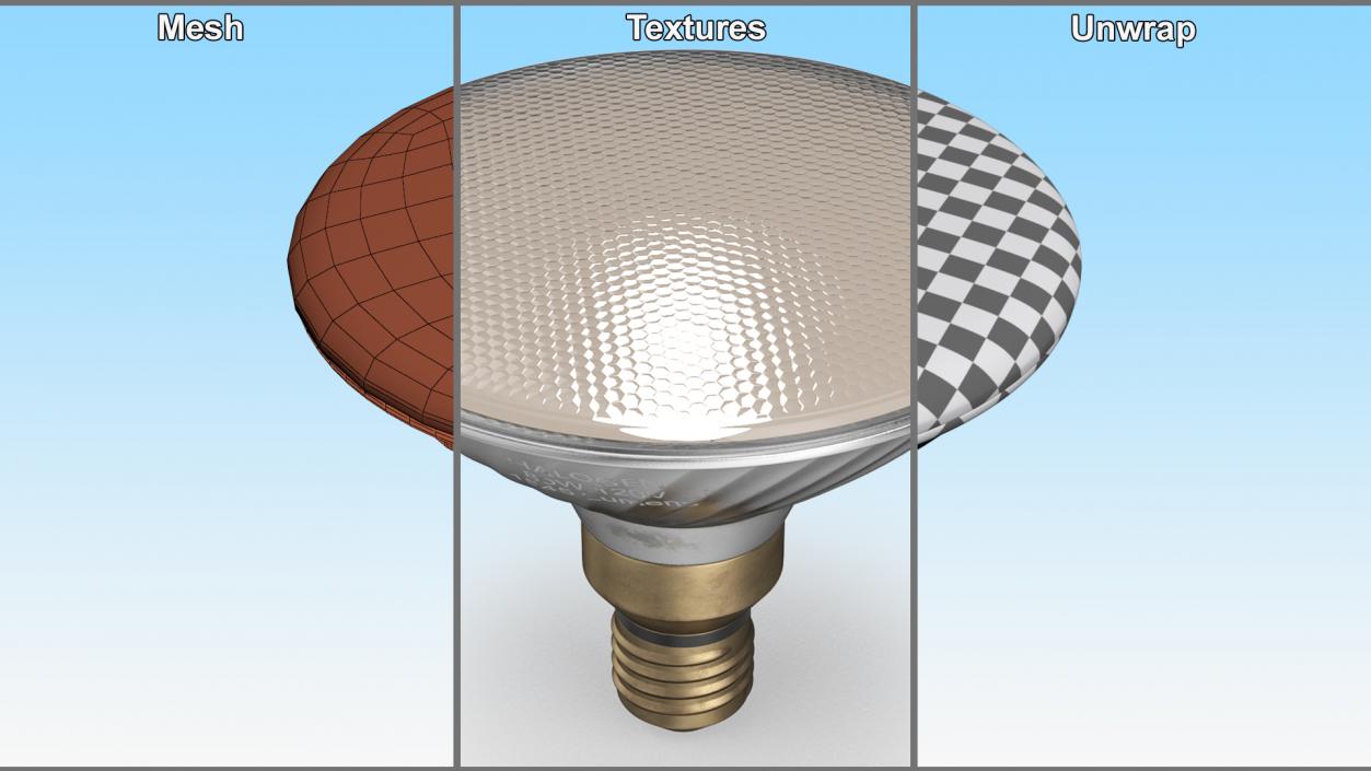 LED Spot Light Bulb 3D model