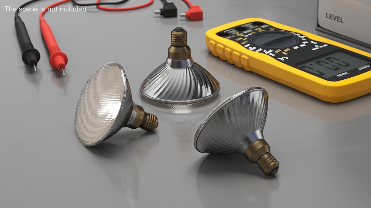 LED Spot Light Bulb 3D model