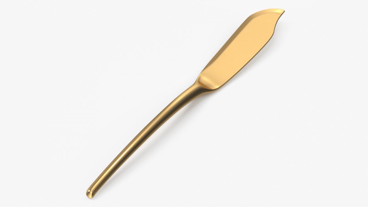 3D model Fish Knife Gold