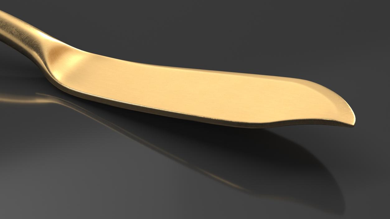 3D model Fish Knife Gold