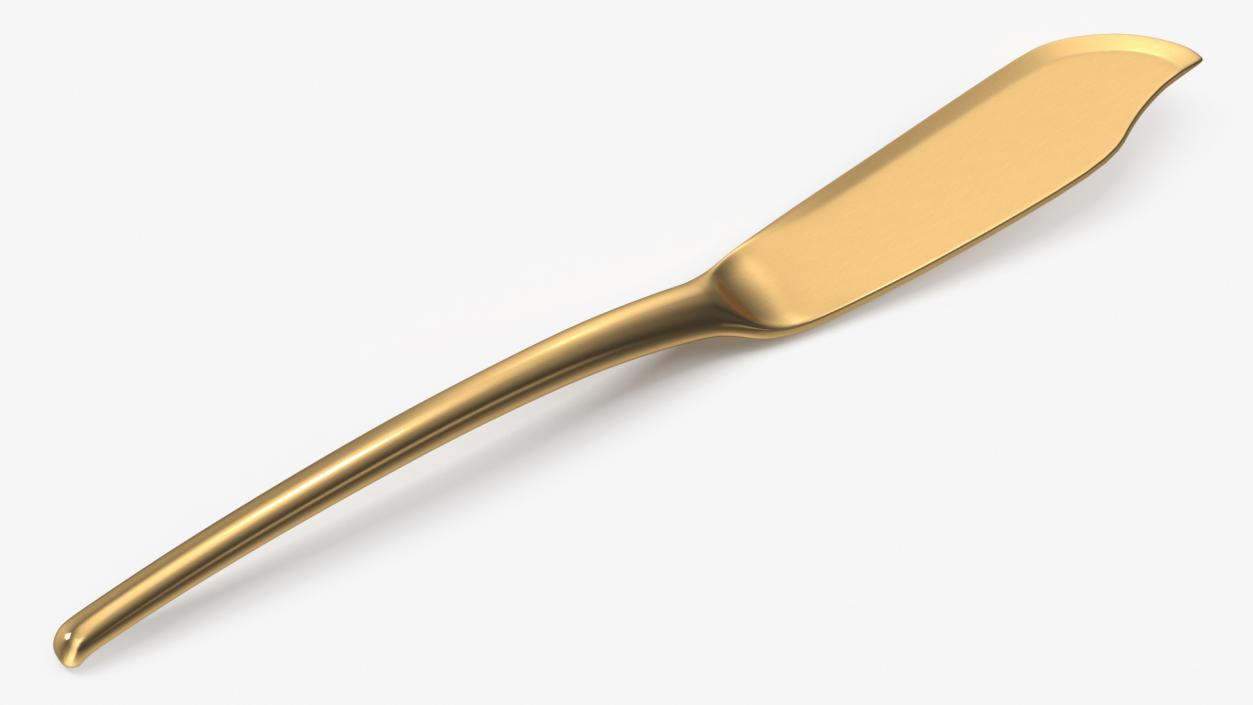 3D model Fish Knife Gold