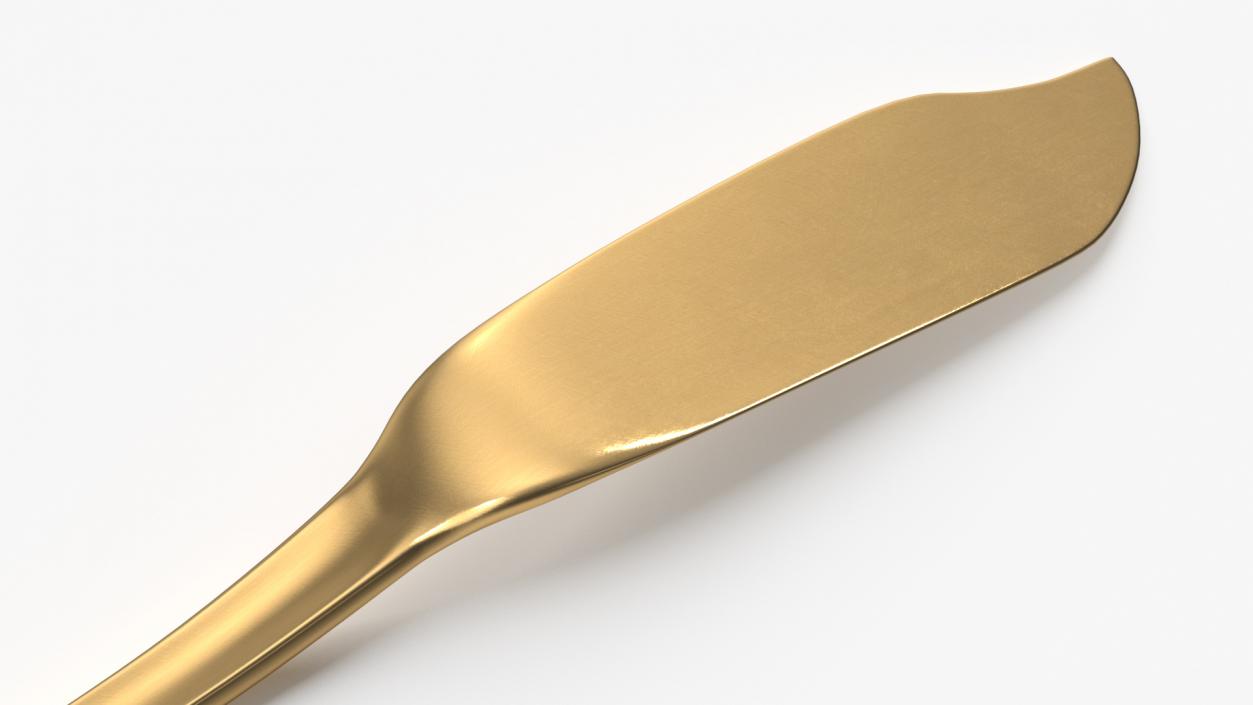 3D model Fish Knife Gold