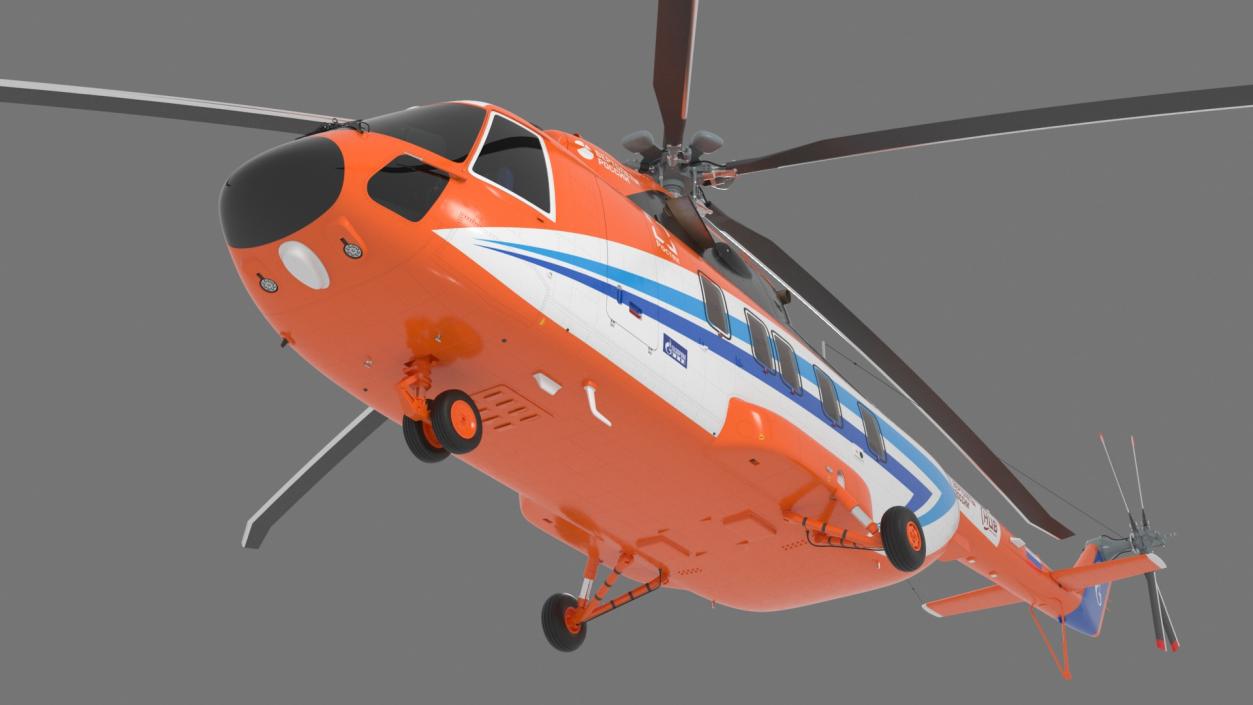 Russian Cargo Helicopter Gazprom MI-171 A3 3D