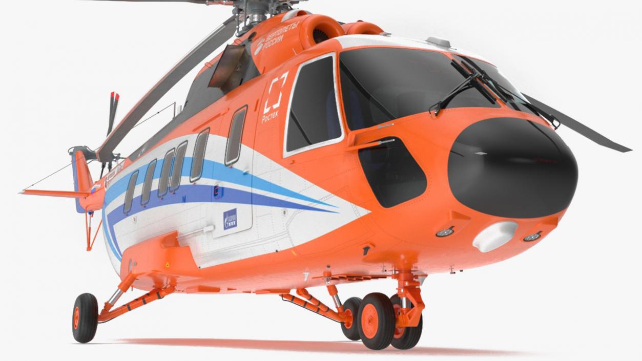 Russian Cargo Helicopter Gazprom MI-171 A3 3D