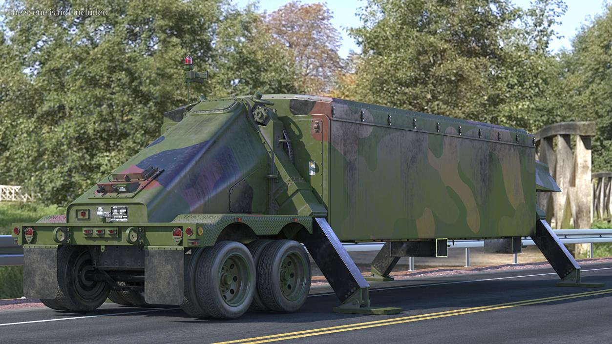 3D Deployed Camouflage TPY 2 Radar