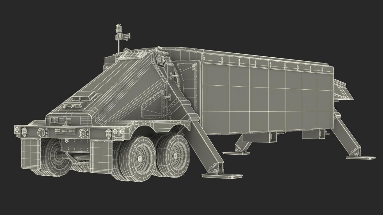 3D Deployed Camouflage TPY 2 Radar